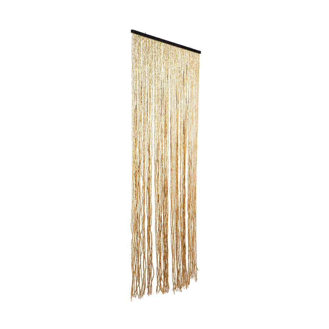CATRAL Cortina Puerta Shanghai Marfil 72 Lineas Madera Exterior 90X200CM
