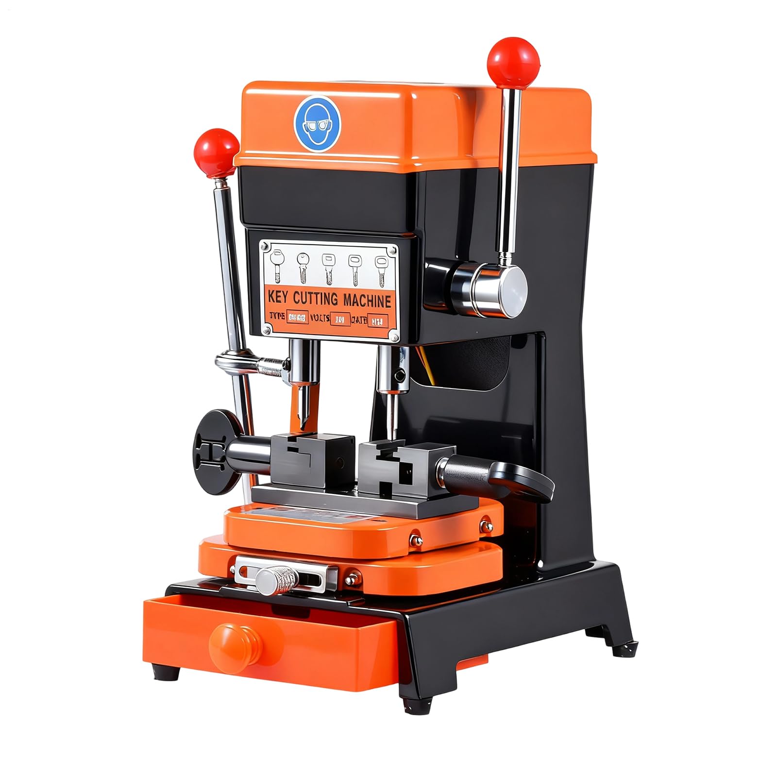 Vertical Key Cutting Machine Key Cutter Cutting Machine Drilling Machines with Bits 110V Vertical Keys Maker Machines
