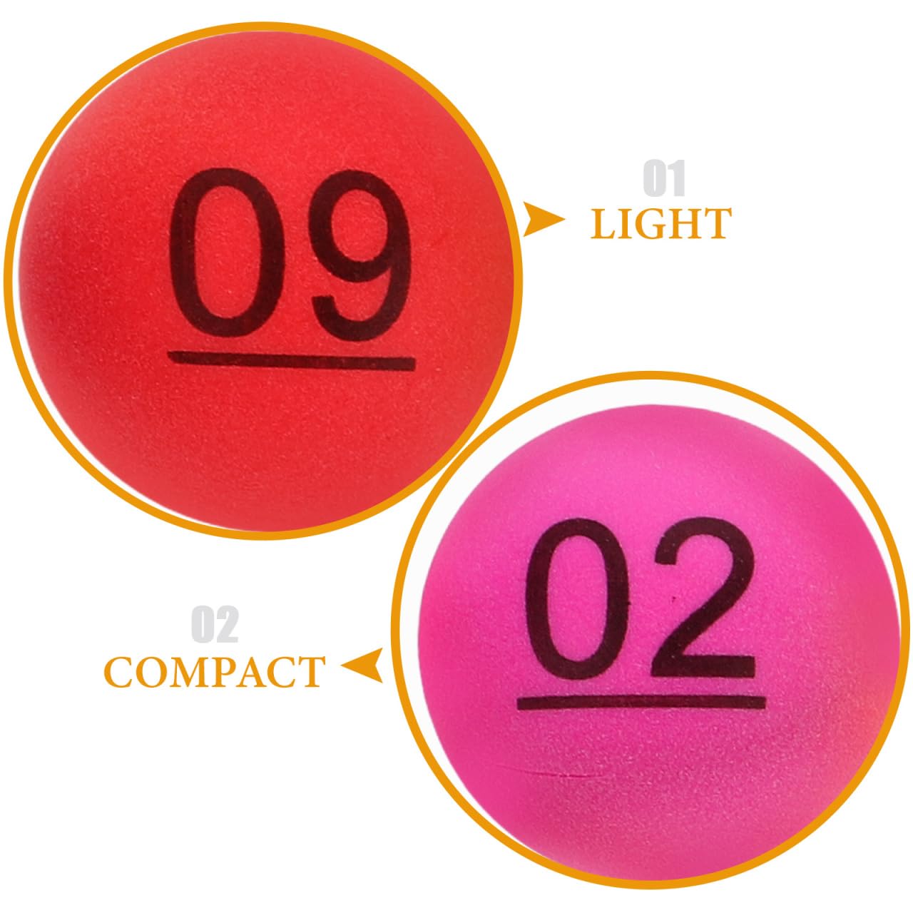TOYANDONA 10pcs Raffle Balls Numbers 1-10 Bingo Balls Sphere Game Balls Small Numbered Plastic Ball Games for Game Night Large Group Activities - Image 3