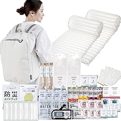 【女性防災士監修】防災セット 2人用 esona 二人用 リュック