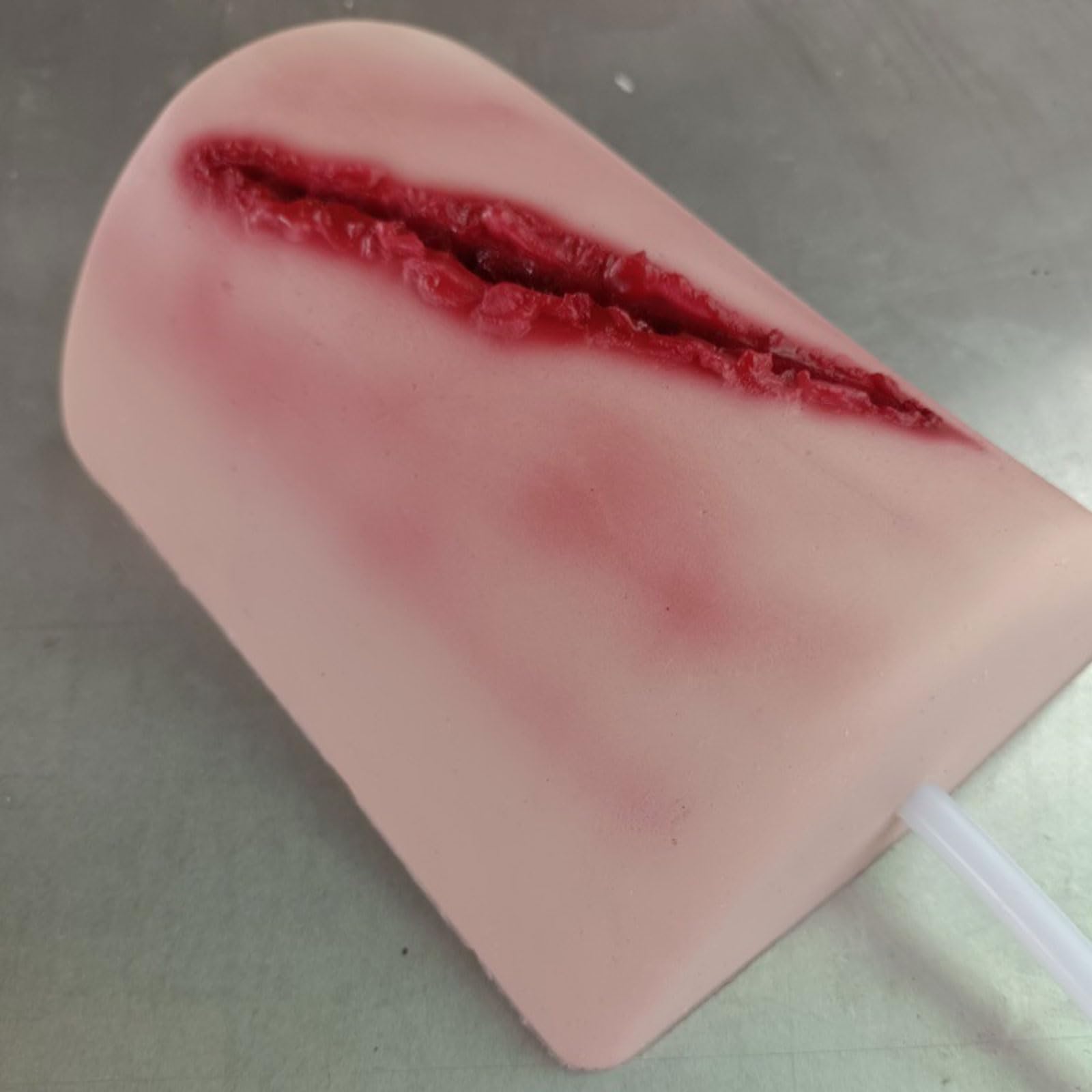 Modelo de Silicona para Entrenamiento de heridas en el Muslo, para el Control de Sangrado y empaquetamiento de heridas, Ayuda para el Entrenamiento de Vendajes hemostáticos, para capacitación