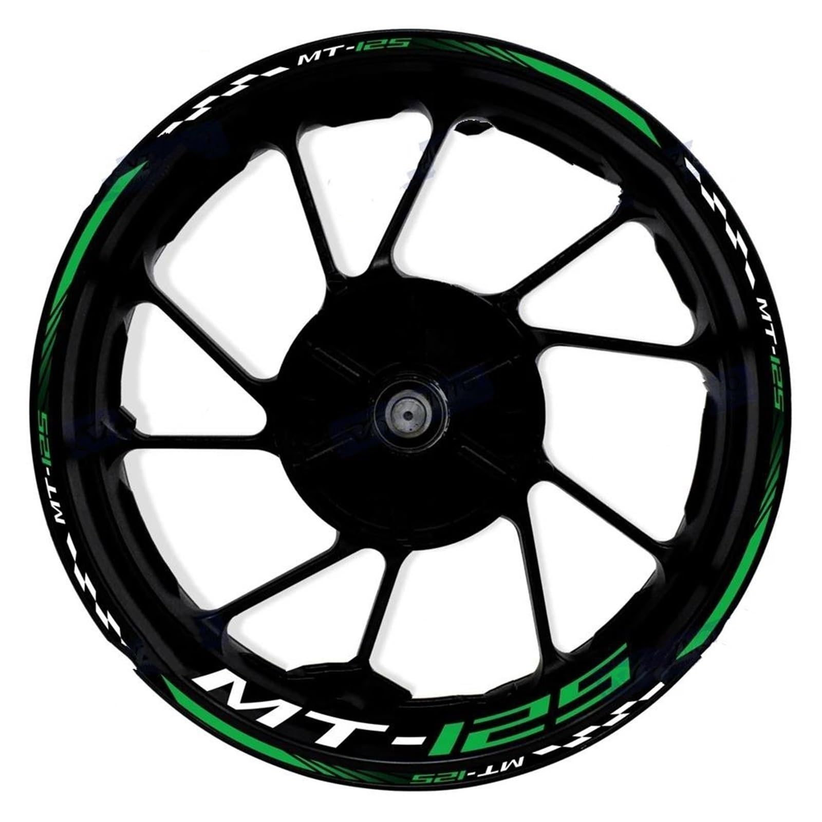 Motorcycle Tire Inner Stripe Rim Wheel Sticker for Yamaha MT-125 MT125 Motorbike