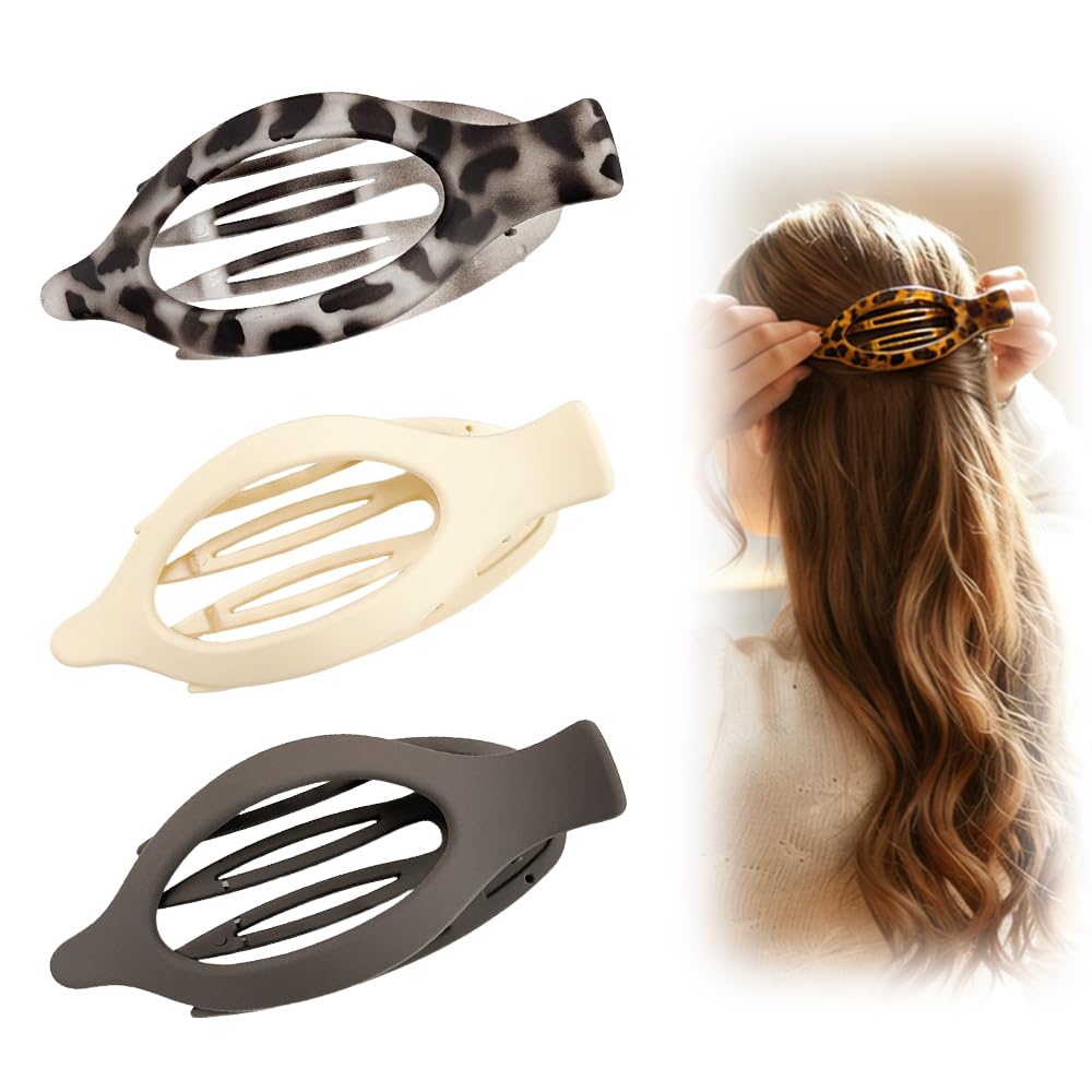 Amazon.com : 3PC Flat Hair Clips for Women, 2026 New Flat Claw