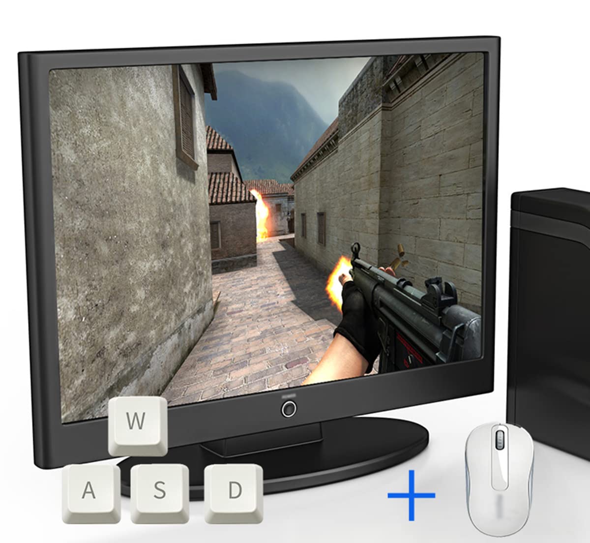 USB-Dreifach-Fußschalter PC-Pedal programmierbar Computer-Tastatur Shortcut individuelle Kombinationstasten EIN-Tasten-Bewegung für Videospiele Büro Gerätesteuerung