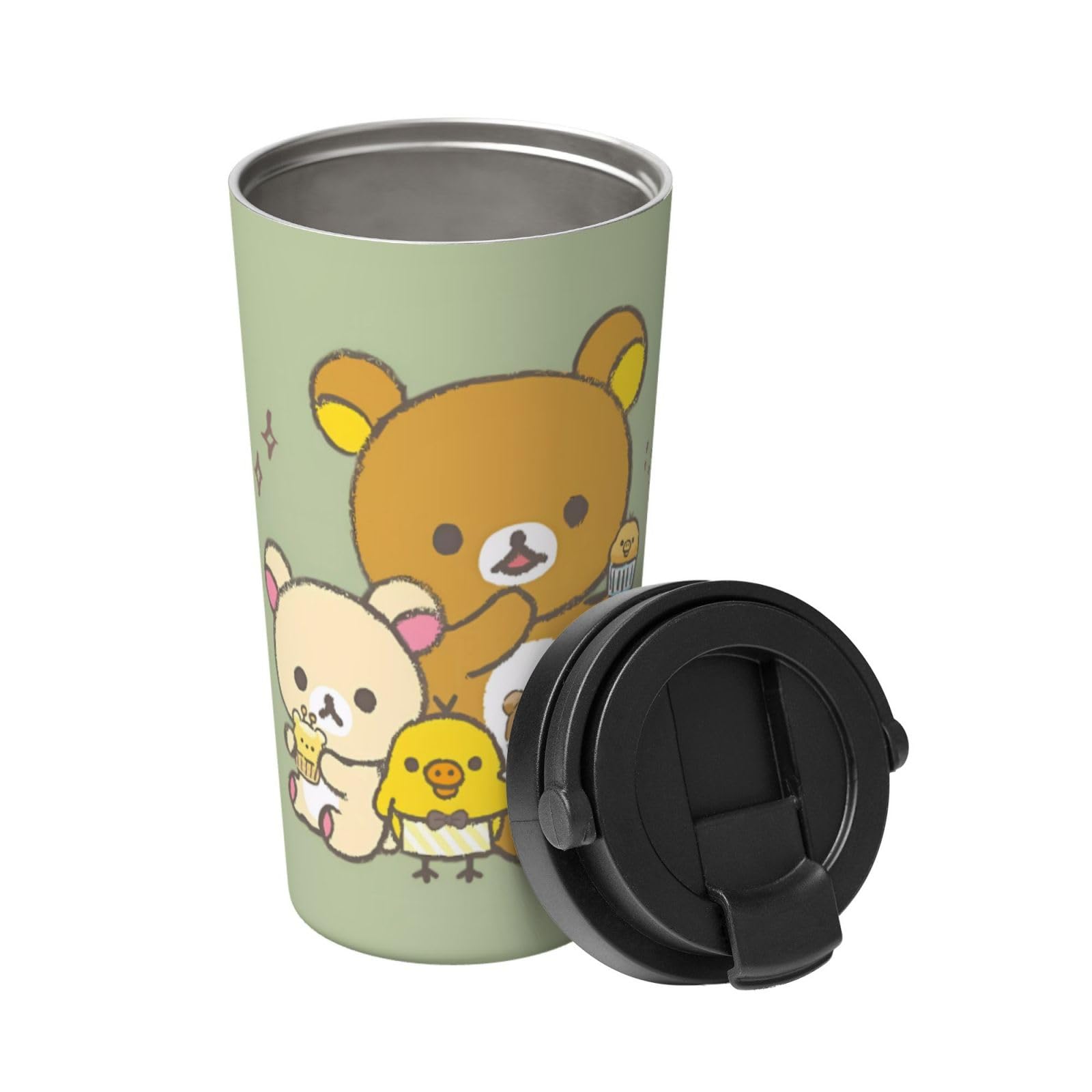 Amazon | タンブラー リラックマ コーヒーカップ コンビニカップ 保冷 