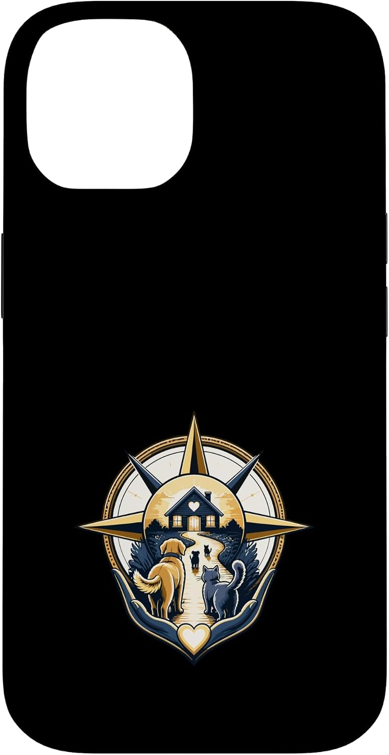 Homeward Bound Dog Cat Pet Compass Adventure Case for iPhone Air image 4