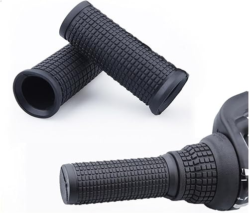 MTB - Agarres de manillar de bicicleta, antideslizante de goma suave, ergonómico, apto para SL-RS35 tapa giratoria de barra corta, agarre de