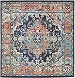 Kette: Baumwolle Elnath Teppich 250x250 Orientalischer, Quadratisch Teppich