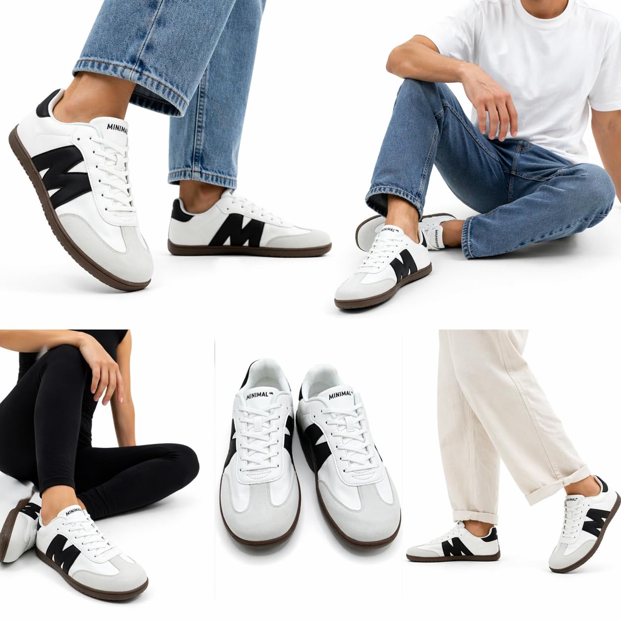 Minimal Barefoot - Zapatillas Minimalistas Unisex para Hombre y Mujer, Calzado Casual para Pies Anchos, Zero Drop, Zapatos Descalzos Ligeros