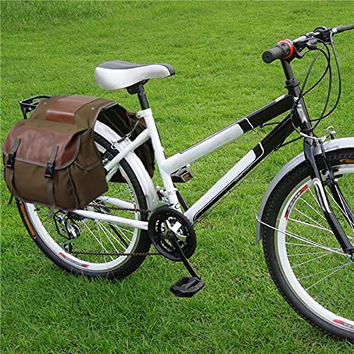 Bolsa para sillín de motocicleta Shkalacar impermeable para scooter, de cuero, con cierre de solapa y sistema de montaje en rack, tamaño 32x17x6 pulgadas miniatura 5