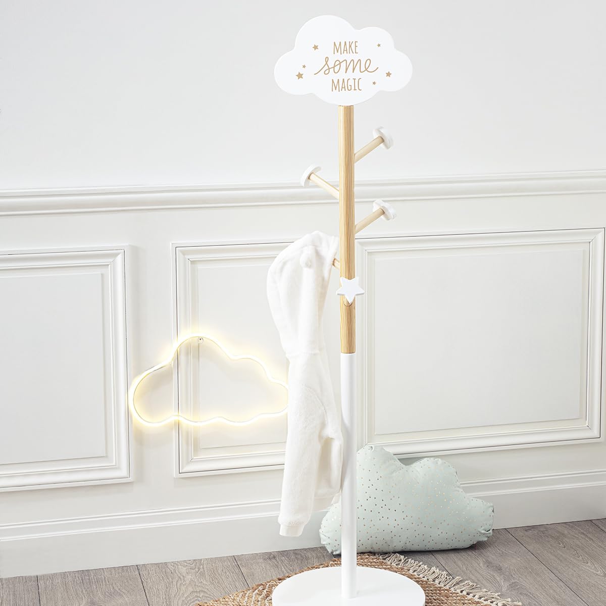 Porte-manteau enfant "Nuage" H135 cm - Atmosphera créateur d'intérieur