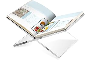 Textbook Holder Book Stand for Display, Reading, Closed Books, Cookbook, Magazines, Recipe Holder