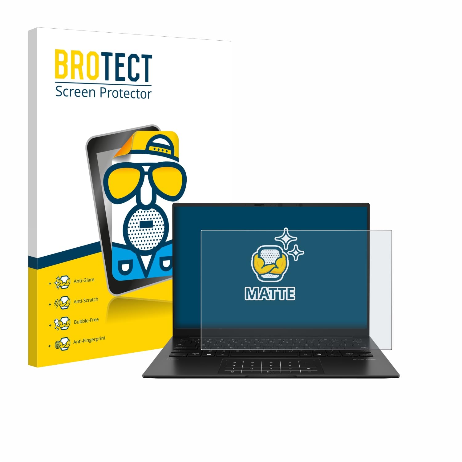 brotect Pellicola Protettiva Opaca per ASUS ZenBook 14 OLED UM3406 Pellicola Protettiva Anti-Riflesso
