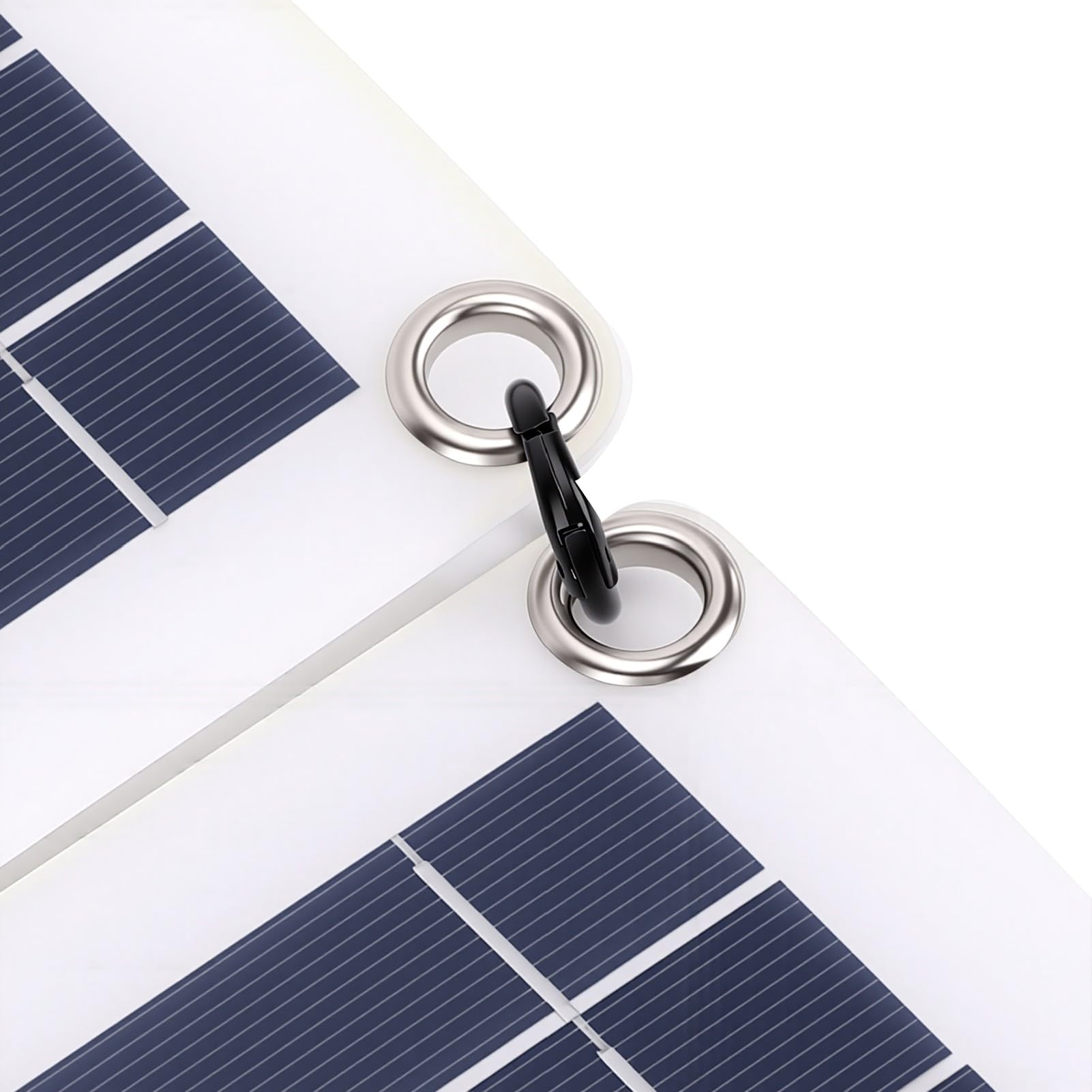 Fdit Kit Pannello Solare, Silicio Monocristallino da 60W | Costruzione in ABS, doppie uscite USB+Tipo C+CC, controller MPPT da 100 A, leggero con maniglie