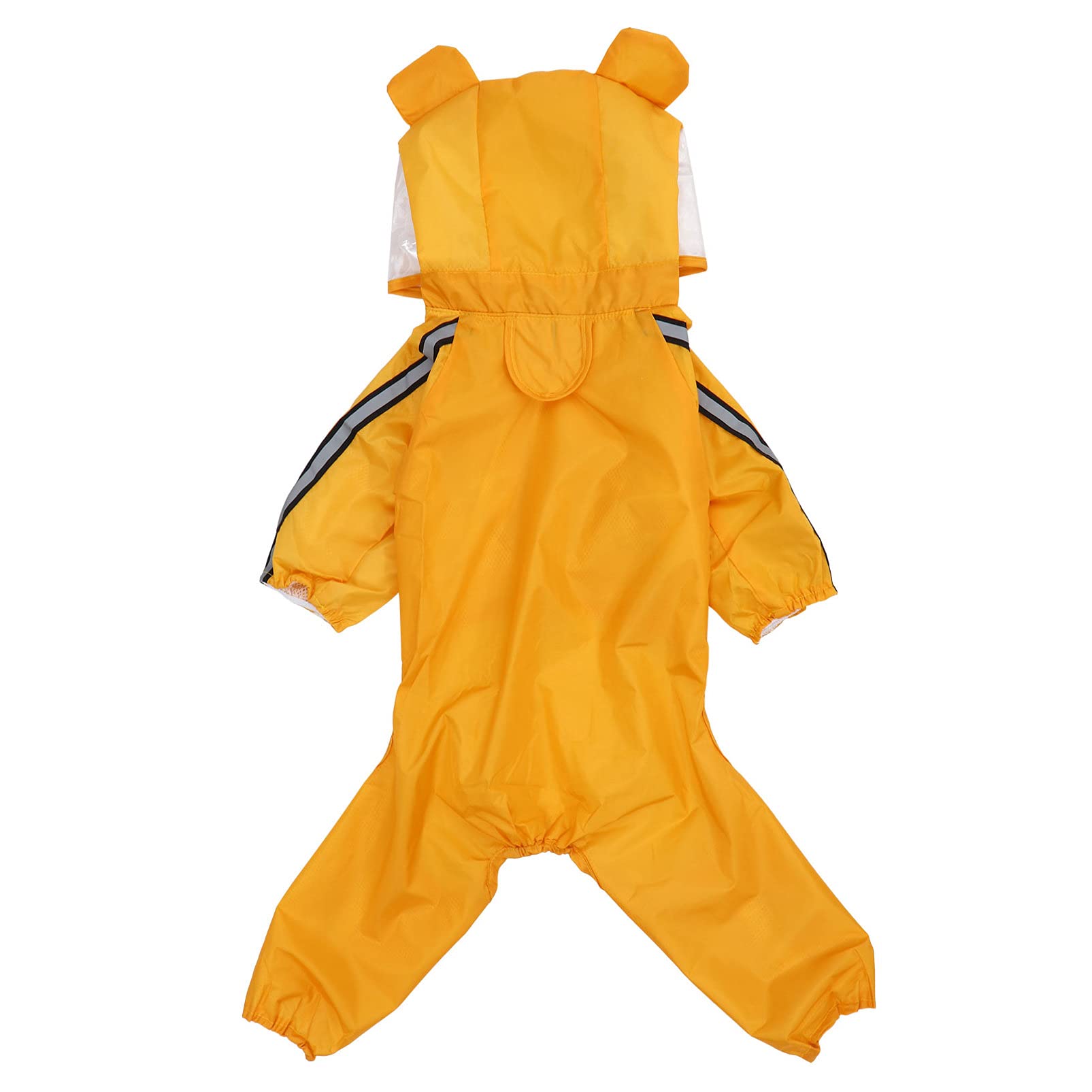 Zerodeko 3pièces Manteau De Pluie pour Chien Étanche à Capuche Design Abeille Vêtement Stylé pour Petits Et Moyens Chiens pour Jours De Pluie