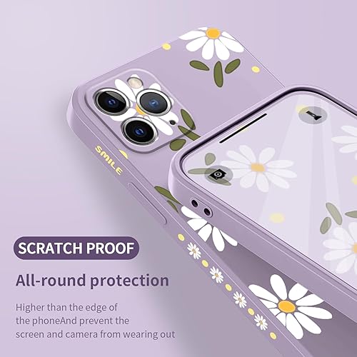 Miniatura 7 de Funda para iPhone 11 Pro, para iPhone 11 Pro, funda lateral creativa de crisantemo, impresión delgada, suave, a prueba de golpes, funda protectora
