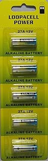 Loopacell 12 Volt Alkaline Alarm Remote Battery MN27/A27 5 Pack