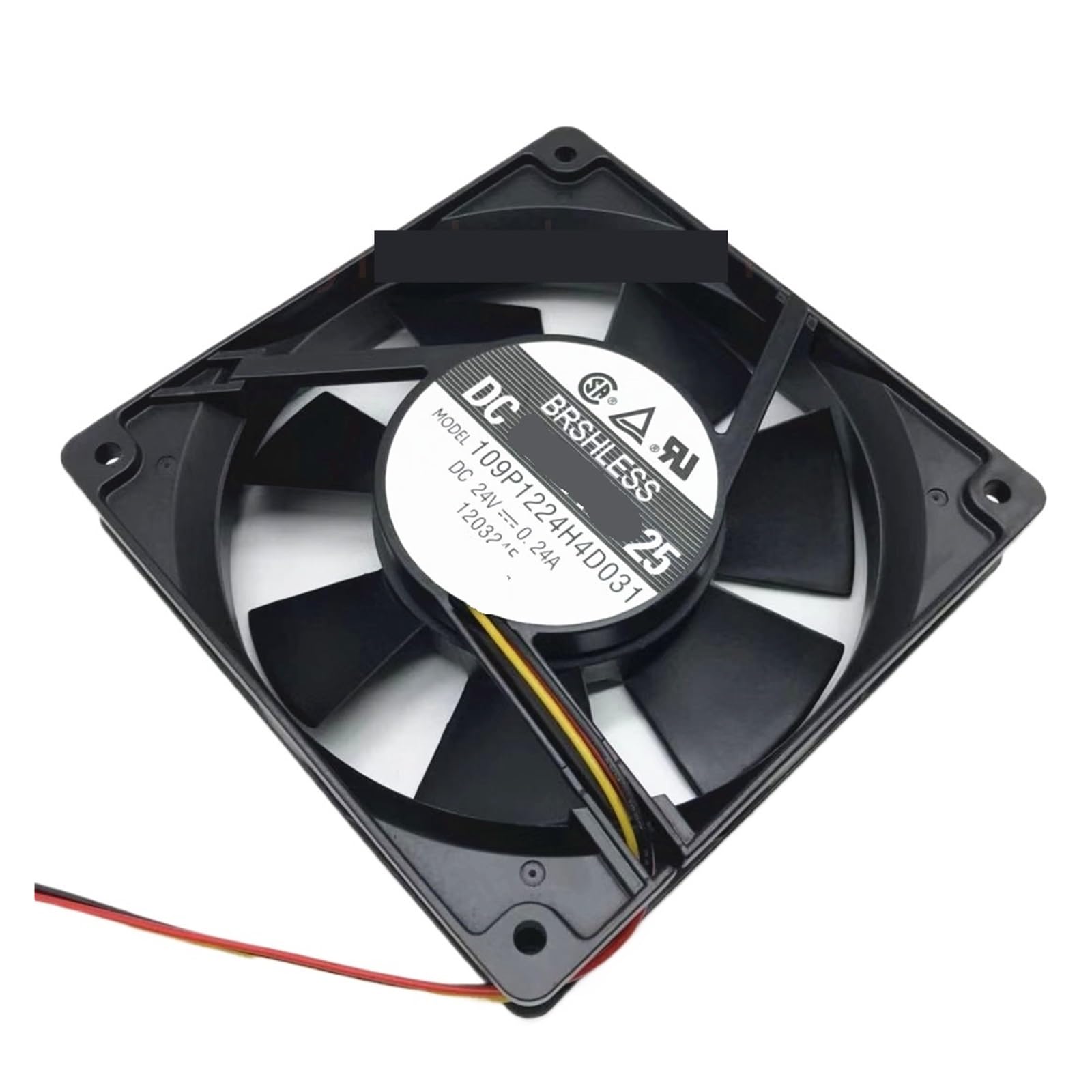 Ventilateur de serveur 109P1224H4D031 DC 24 V 0,24 A 120 x 120 x 25 mm 3 fils