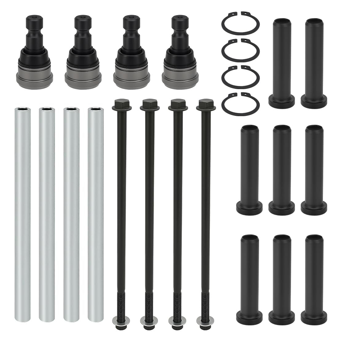 Rotule de suspension triangle Kit de silentblocs de pivot pour bras A supérieurs avant pour Polaris RZR 570 2012-2022 RZR 800 2008-2014 (RZR 800 2010 uniquement ceux construits à partir du 10/01/09)
