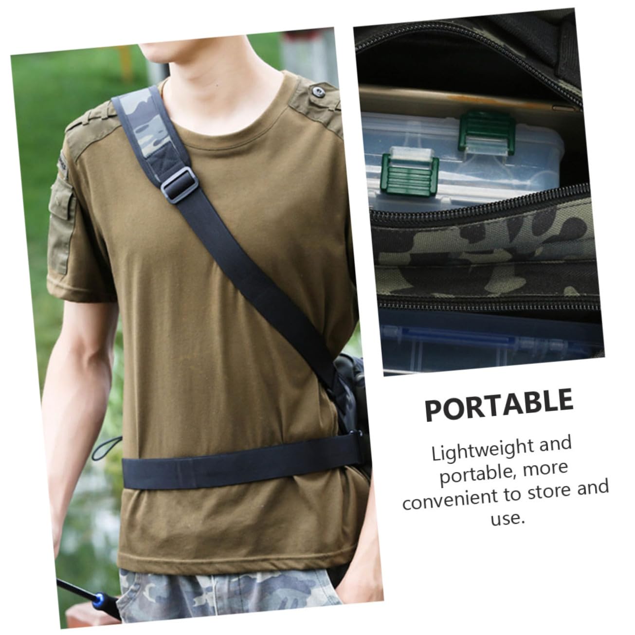 1pezzi Multifunzionale Organizer per Tracolla Resistente all per Escursioni all