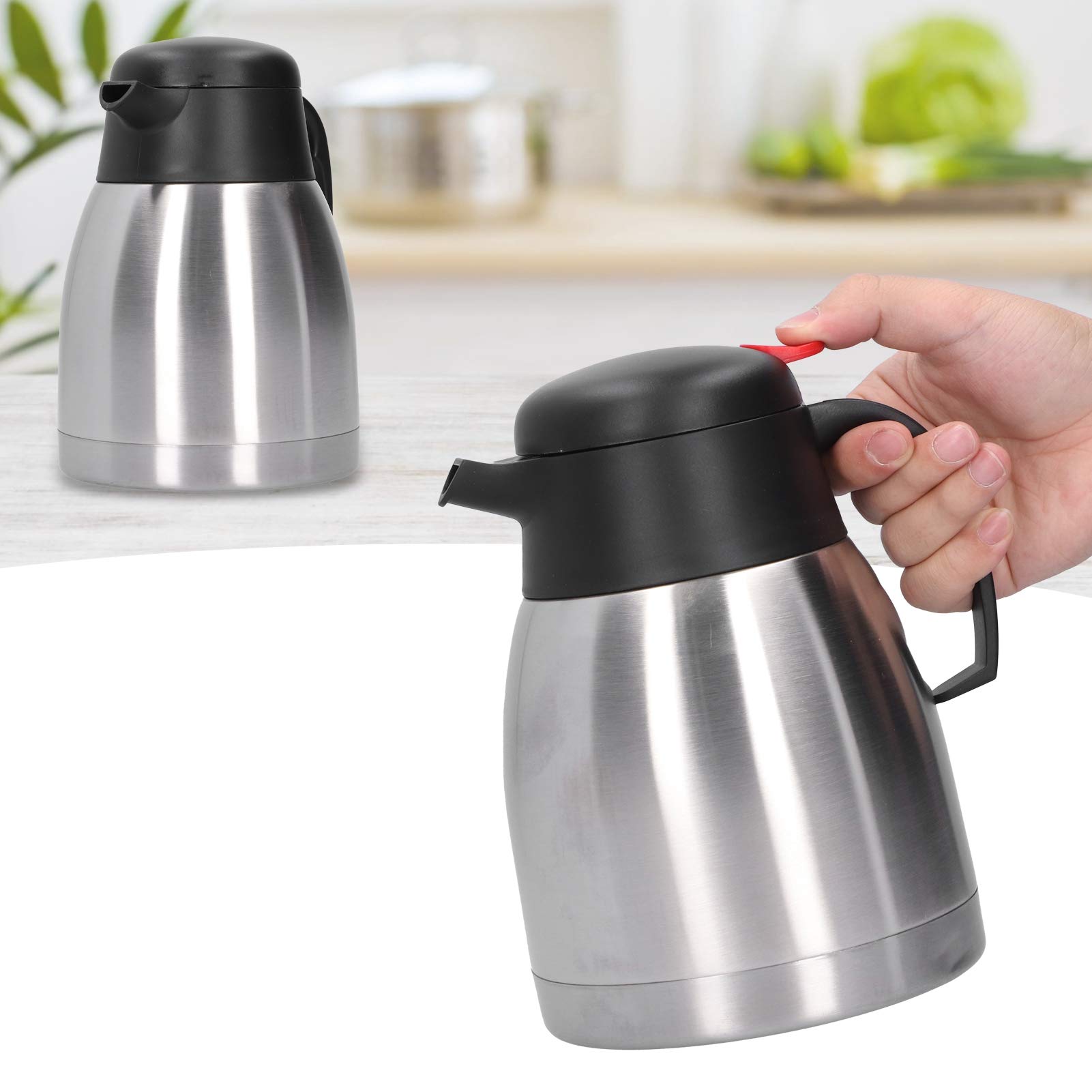 Waterkoker Zwanenhals Waterkoker, 304 Roestvrij Staal Thee Koffie Ketel Waterkoker Snelle Verwarming, Automatische Uitschakeling, 800 Ml 27 Fl Oz, 1000 W, (EU-stekker 220V