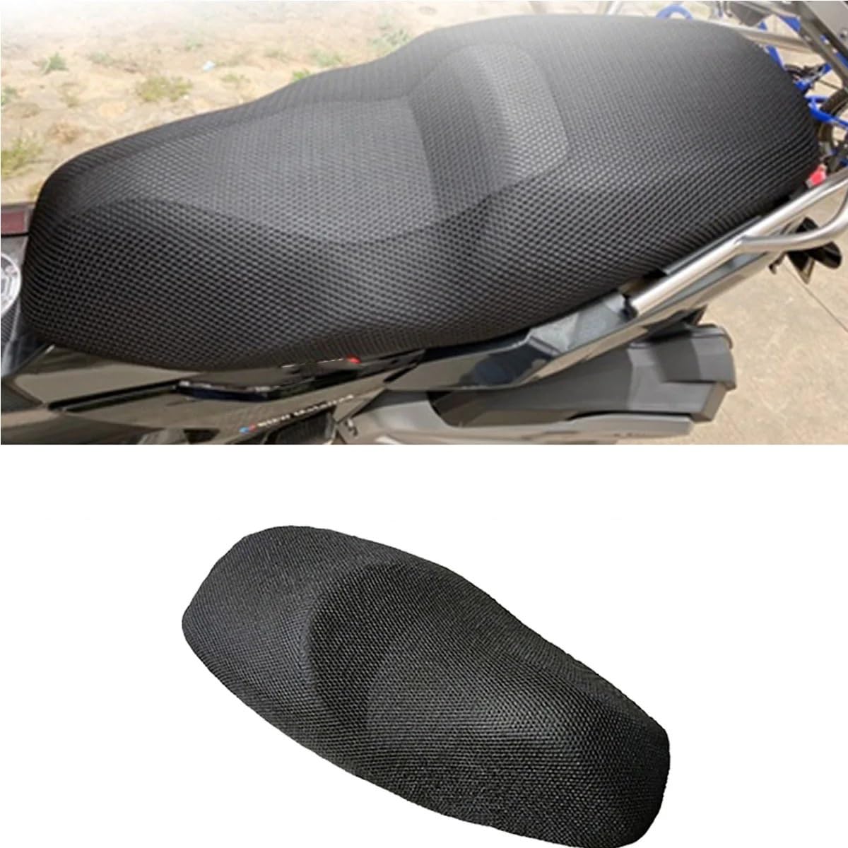 Siedzenia motocyklowe Osłona tylnego siedzenia wodoodporna siatka izolacyjna 3D siatka ochronna do J300 J125 J300 125 pokrowiec na siedzenie