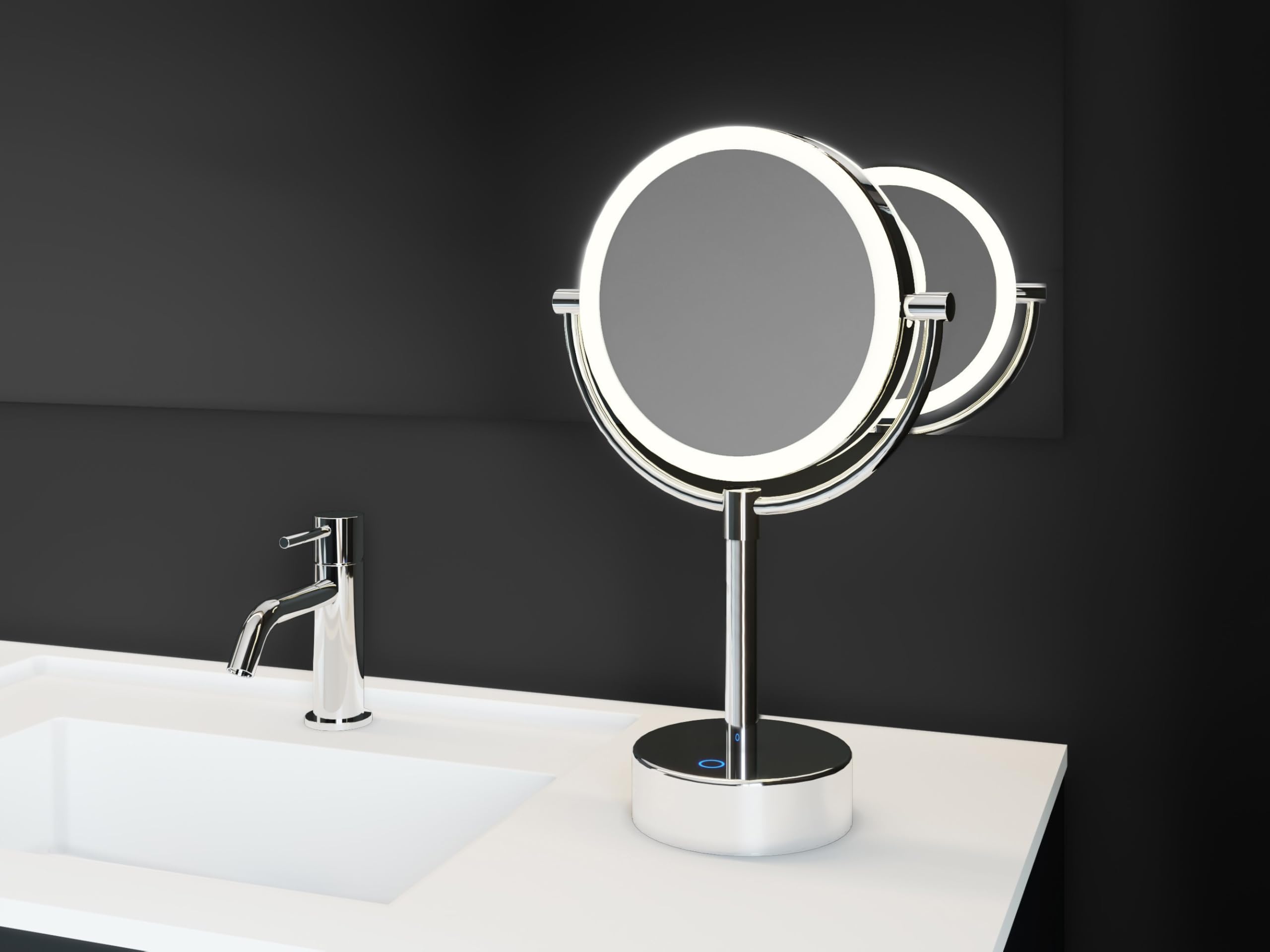 COSMIC Architect Sp miroir grossissant miroir maquillage chrome type d