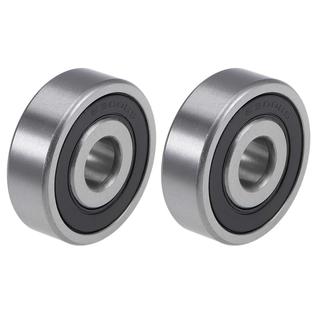 uxcell 6300-2RS Deep Groove Ball Bearings Z2 10mm x 35mm x 11mm Double Sealed Chrome Steel 2pcs