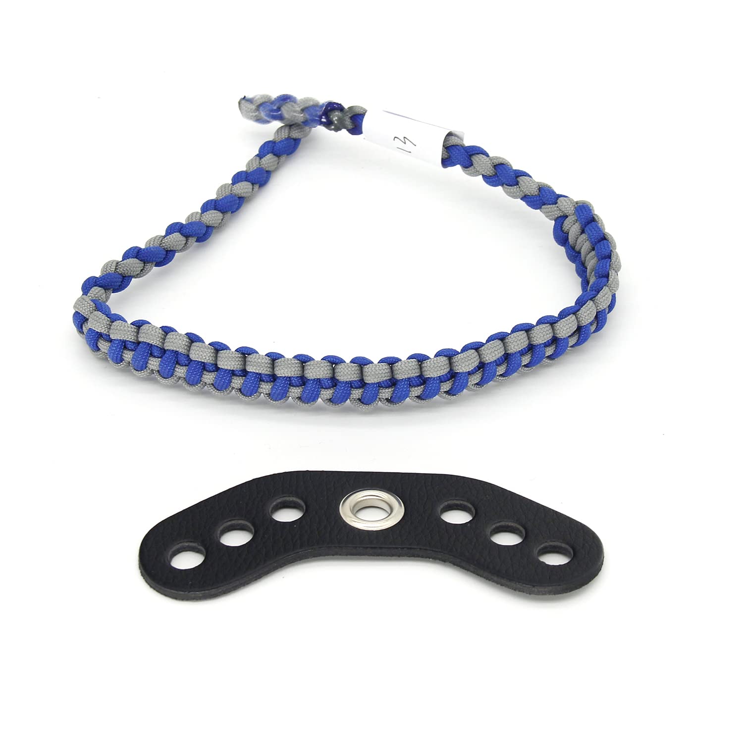 Sunya Imbragatura da Polso con Arco Composto, 550 Paracord Leggero, con Un Buon Supporto in Pelle