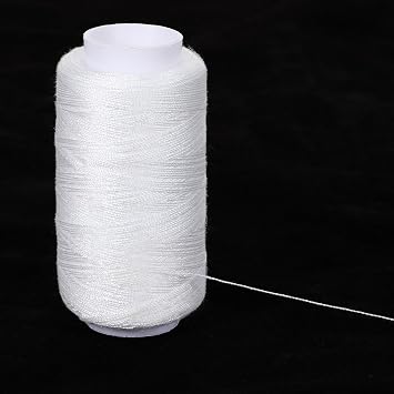 4 Spools Sewing Thread, Black and White Polyester Thread All Purpose Threads for Sewing Machine, Quilting, Embroidery, Mending, Hand Stitching