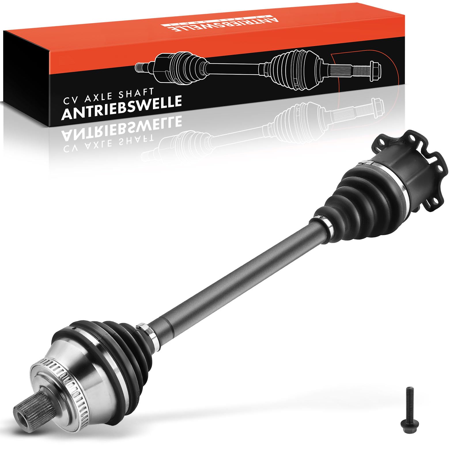 Frankberg Antriebswelle Achswelle MT ABS-Ring Kompatibel mit A4 8E2 B6 A4 8EC B7 A4 8E2 A4 Avant 8E5 B6 A4 Avant 8ED B7 A4 Cabriolet 8H7 A4 Cabriolet 8HE Replace# 8E0407271S