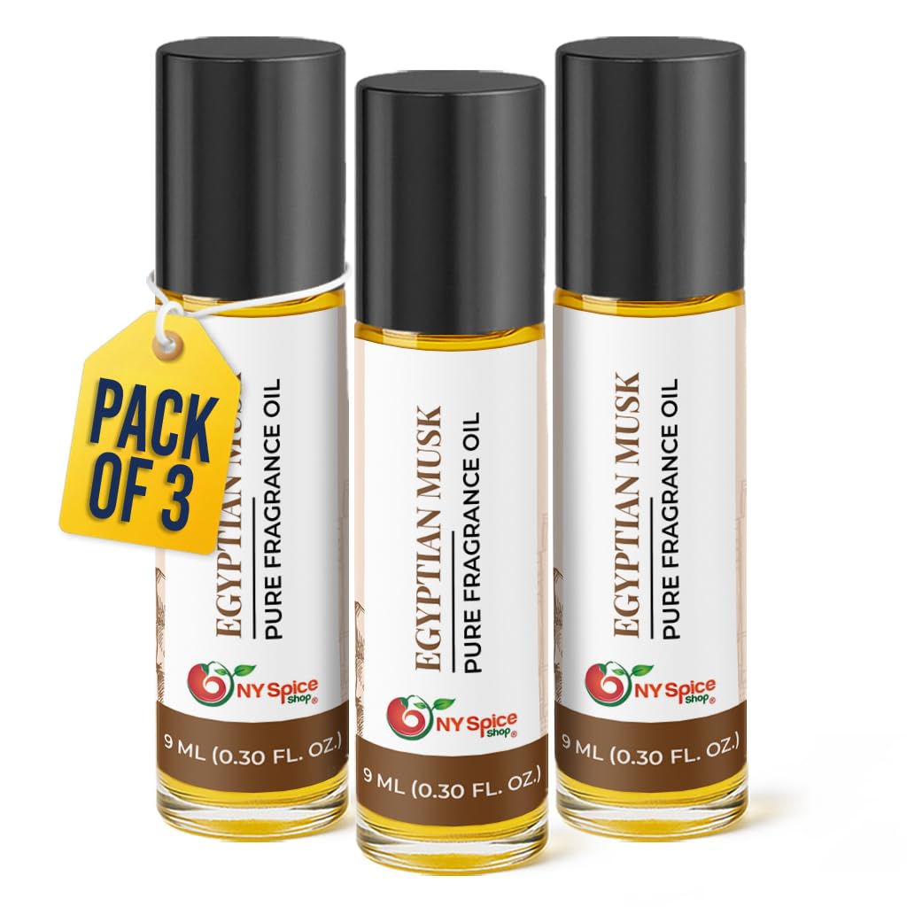 Amazon.com: NY Spice Shop Egyptian Musk Fragrance – Pack of 3 Soft