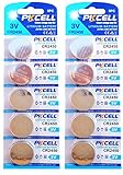10 x CR2450 3V Lithium Knopfzelle 600 mAh (2 Blistercards a 5 Batterien) EINWEG Markenware PKCELL