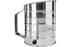HULISEN 3-Cup Flour Sifter for Baking: The Ultimate Kitchen Essential