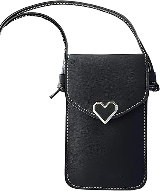 NiCoLa Women Cross body Phone Bag Touchable PU Leather Bag with Card Slots and Compartments Small Phone Handbag for Women with Long Strap for Traveling, Working or Dating, Daily Life Use