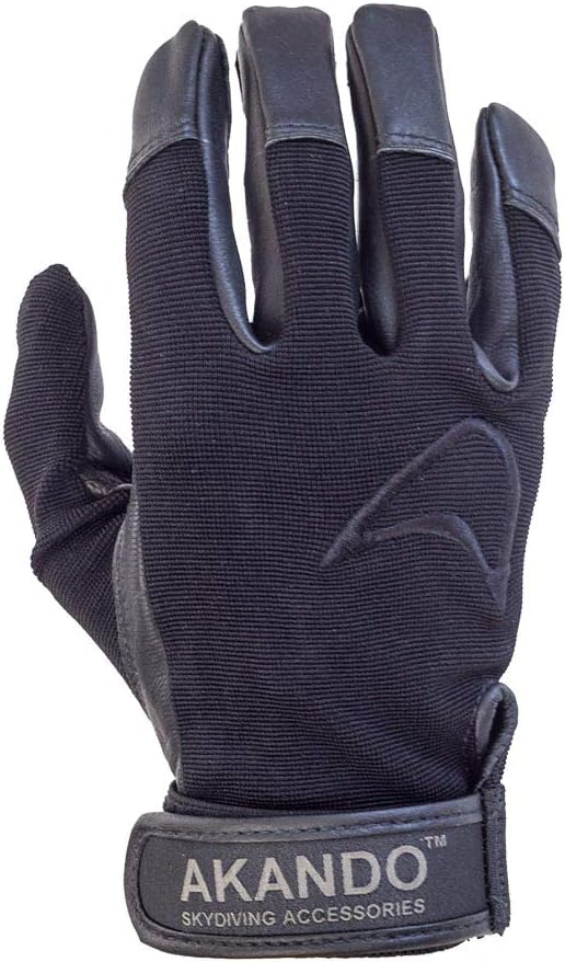 Akando Skydiving Gloves (Black) (XXL) Tools & Home Improvement