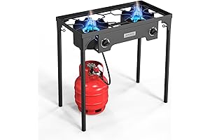 ROVSUN 2 Burner Outdoor Propane Gas Stove