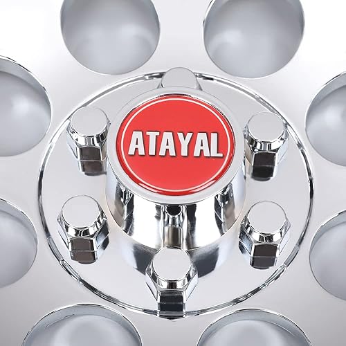 Miniatura 5 de G-PLUS Juego de 4 tapacubos cromados de 10 pulgadas compatibles con EZGO Club Car y Yamaha Golf Cart