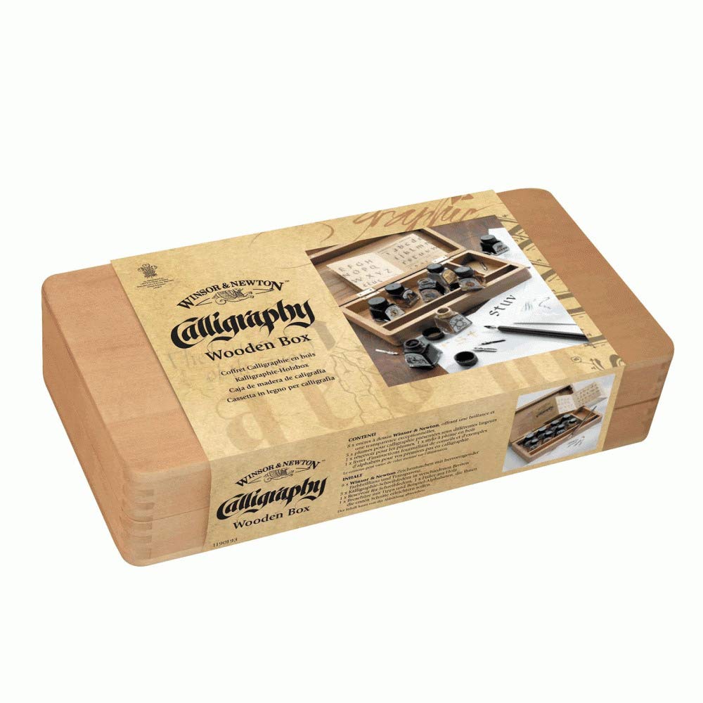 W&N drewniane pudełko do kaligrafii 15 szt./pz