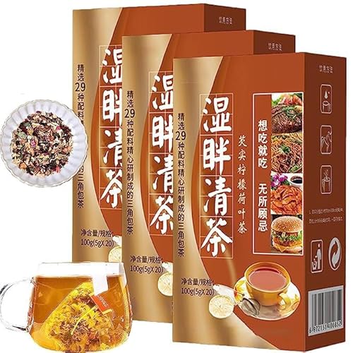 BIVOO Té for el Cuidado del hígado de 3 sabores, té for el Cuidado del hígado de 29 sabores, té for Eliminar la Humedad, té for Limpiar el Soporte del hígado, Limpieza de Grasa húmeda