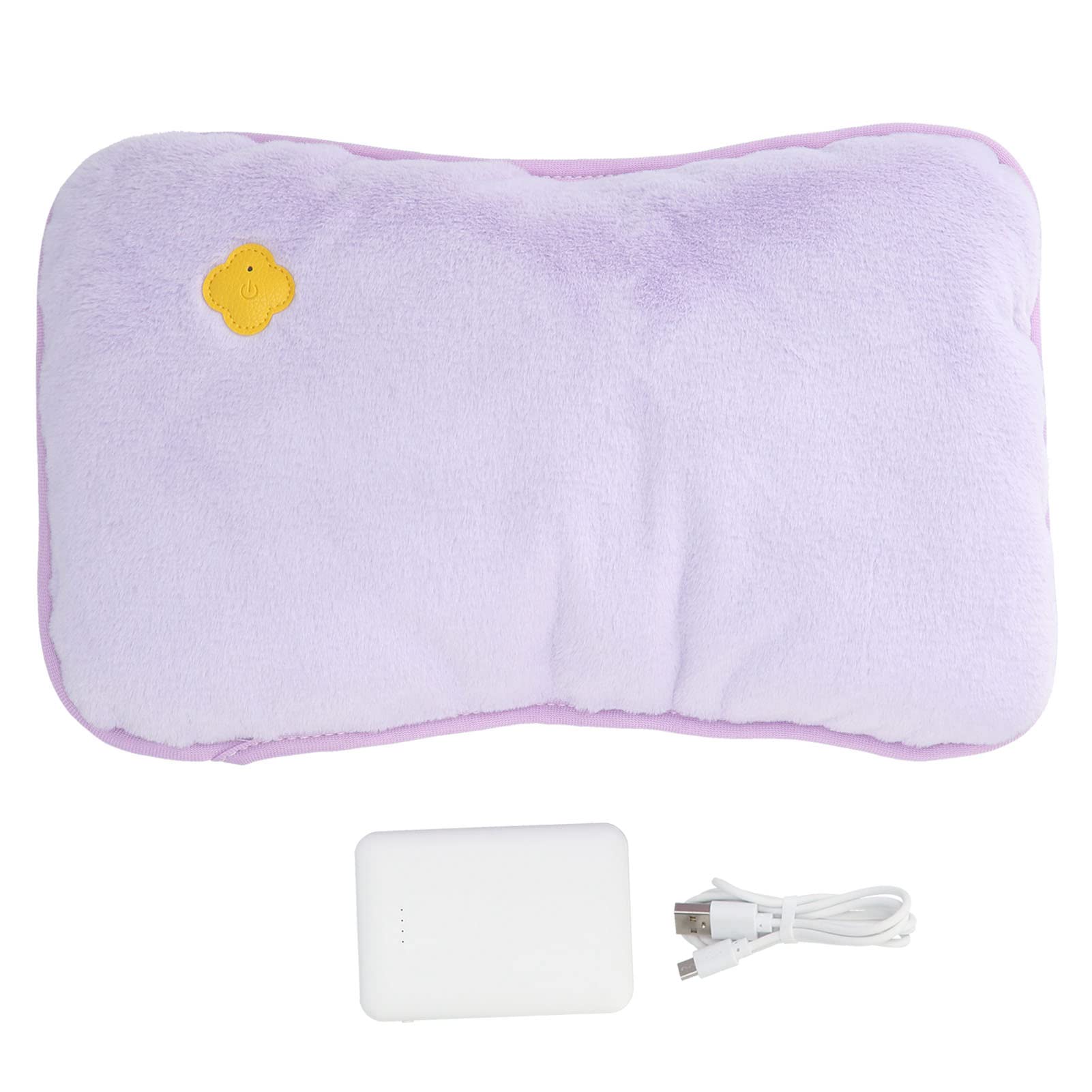 Chauffe-main, chauffe-mains Chauffage au graphène avec banque d'alimentation pour la maison pour les chambres de bureau (Violet)