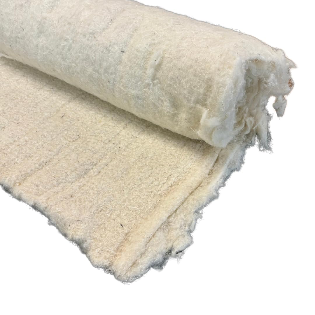 Black Barn Upholstery Supplies Needled Wool/Cotton Felt FR 2 2 1/2oz (750g/m2) / 4m Length