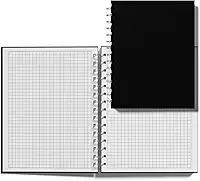 Caderno 1x1cm Quadriculado – Ideal para Estudos, Gráficos e Projetos!
