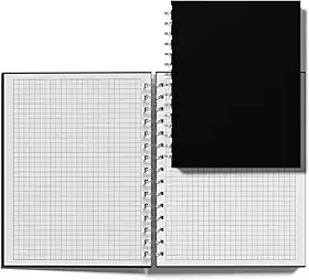 Caderno 1x1cm Quadriculado – Ideal para Estudos, Gráficos e Projetos!