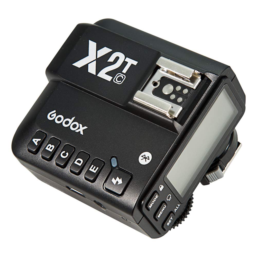Godox X2T-C Kabelloser Blitzauslöser Sender E-TTL II 1/8000s HSS 2.4G Kabellose Übertragung mit Bluetooth Funktion für Canon EOS Kameras