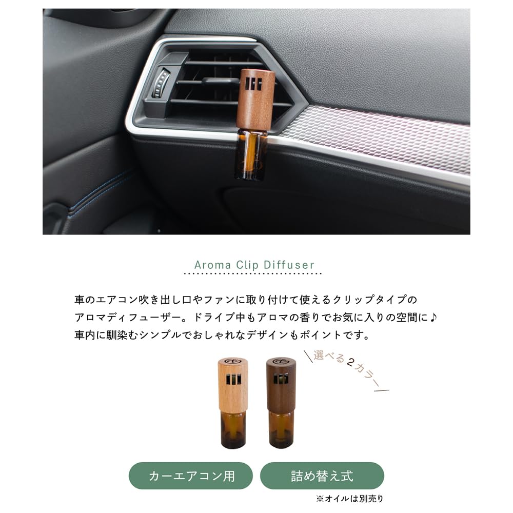 Amazon.co.jp: Thaleiaveil サリアベル アロマディフューザー 車用