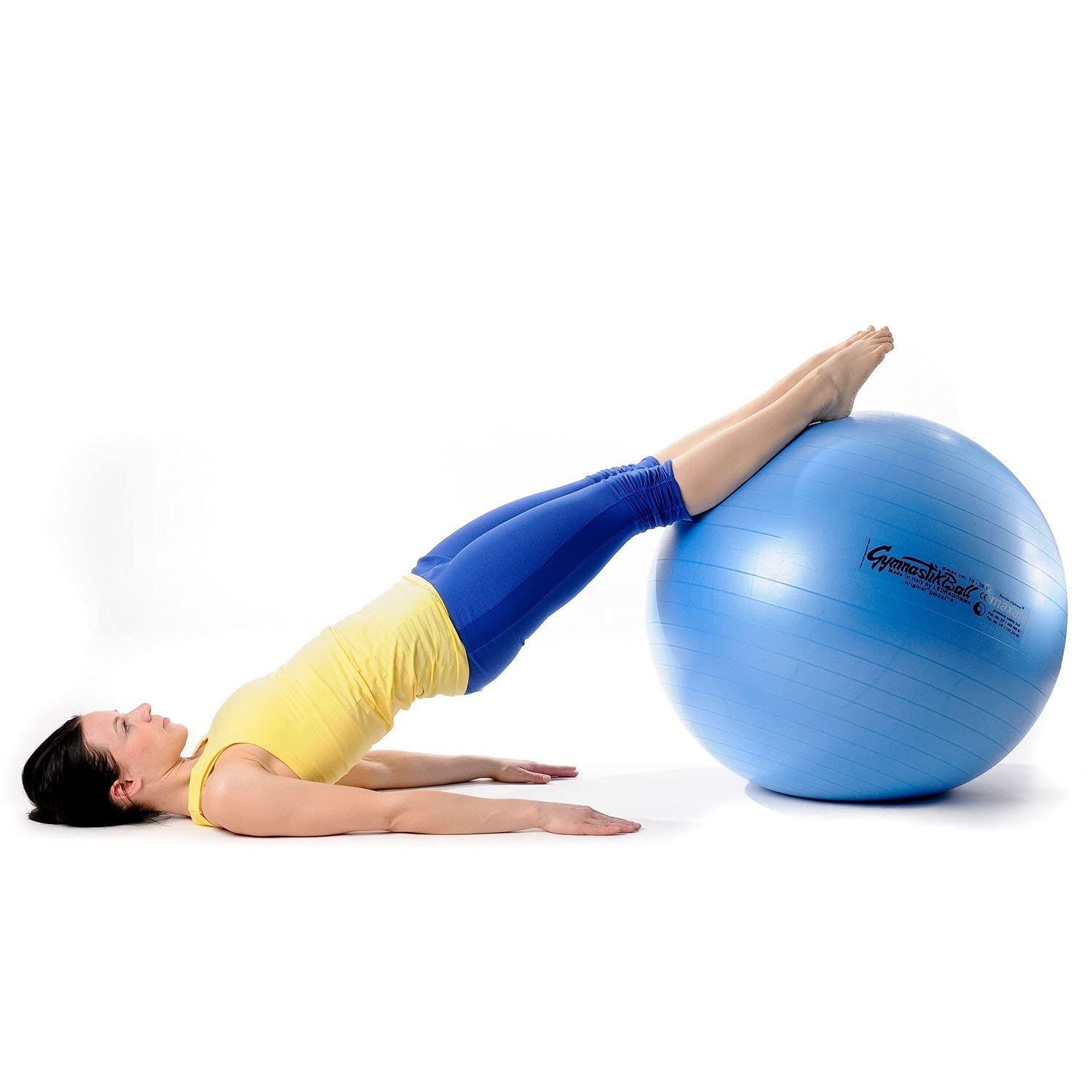 Pezzi ball MAXAFE 75 cm z miską na piłkę jasnoniebieska