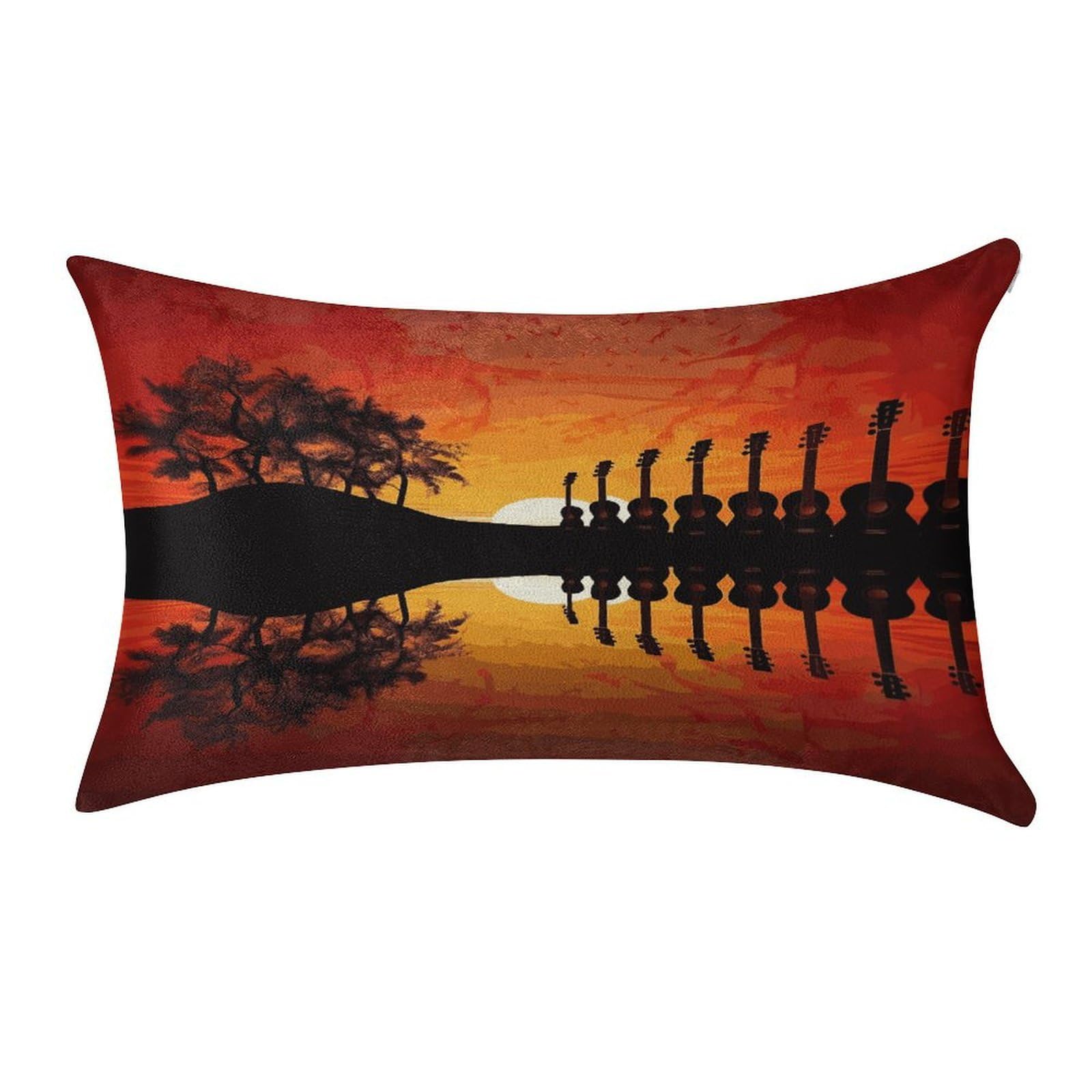Btcowzrv Style Guitar Music Sunset Pillow Cover Pillow Case Pillowcase