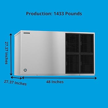Amazon.com: Hoshizaki KM-1301SAJ, 1365 lbs ice/24Hr, Crescent Cube