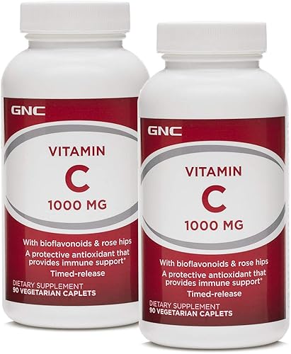 GNC Vitamina C 1000 MG - Paquete doble